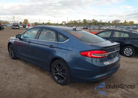 2018 Ford Fusion Se из США, поврежденный, VIN 3FA6P0HD6JR210669